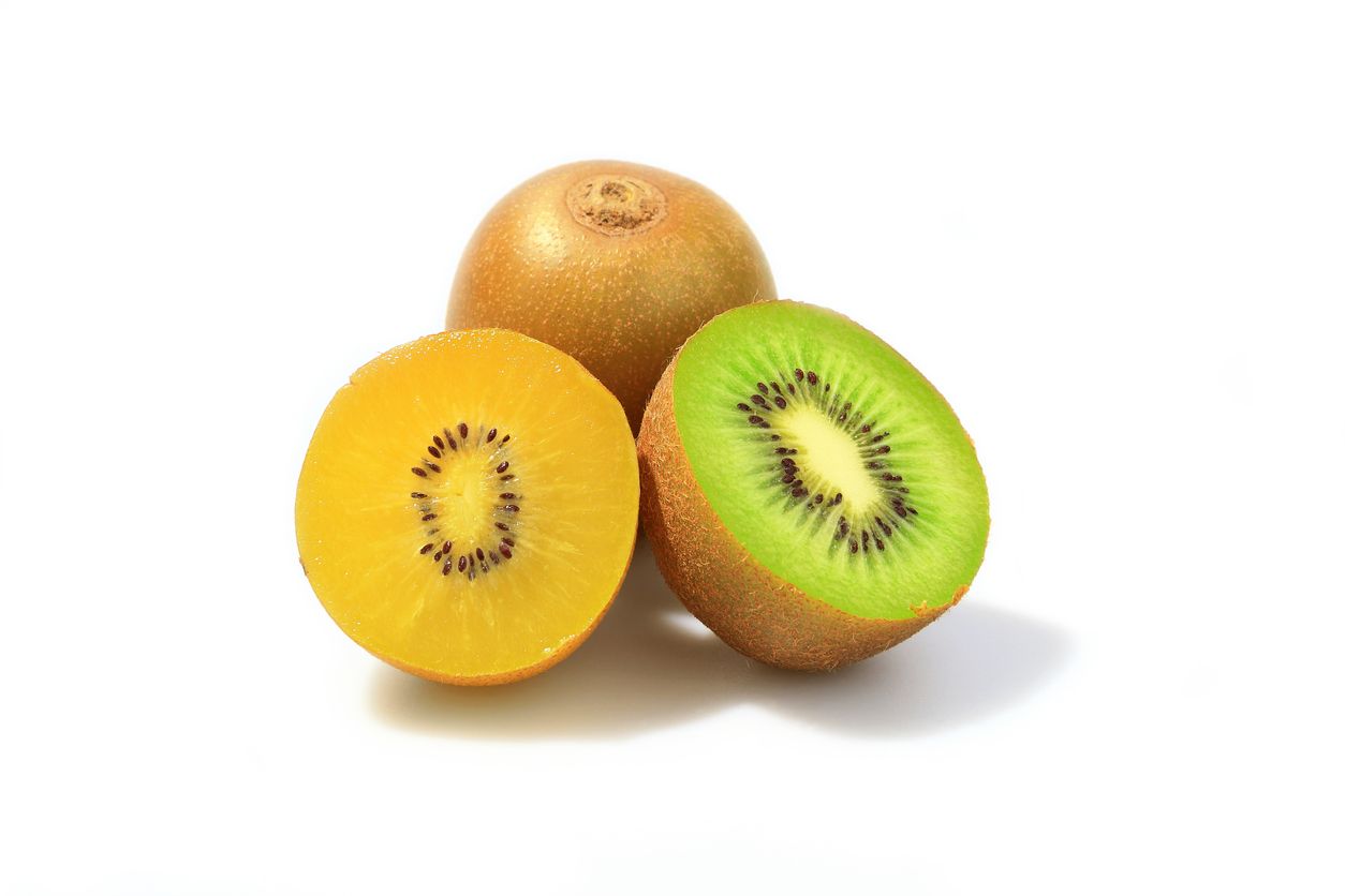 Kiwis grün und gold