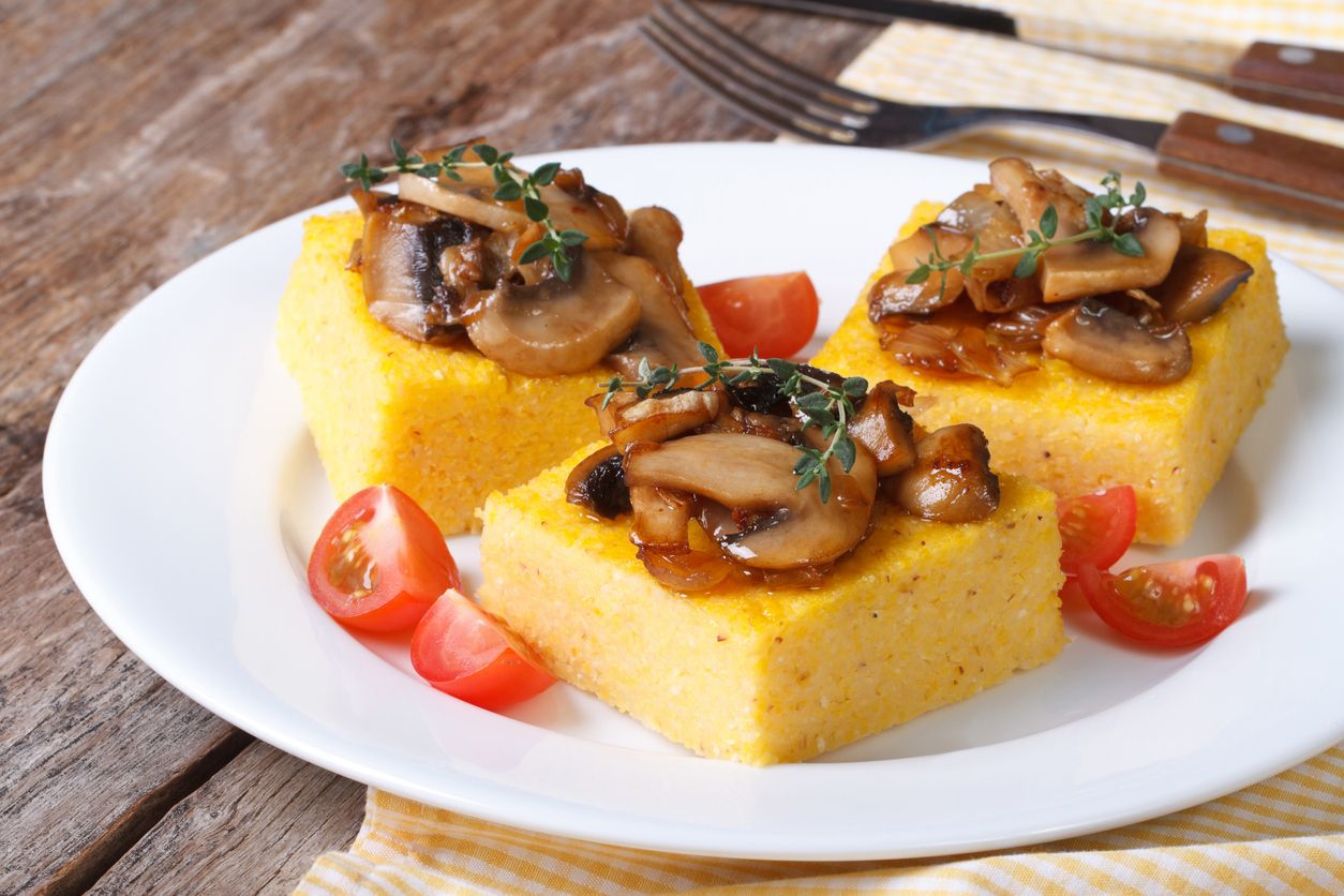 Polenta mit Pilzen