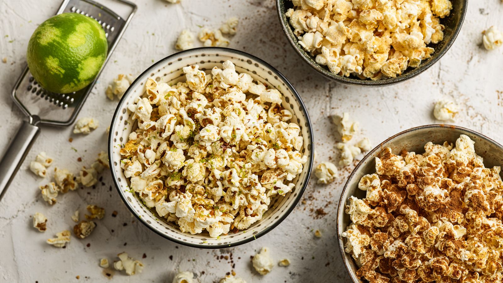 Dreierlei Popcorn – selbermachen