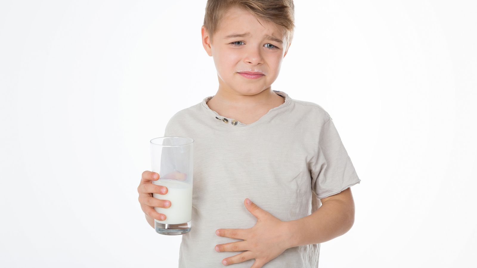 Kind ist krank durch Milch