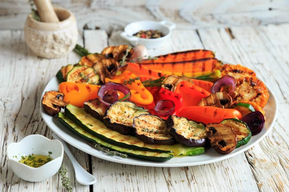 Gegrillte Gemüse als Antipasti