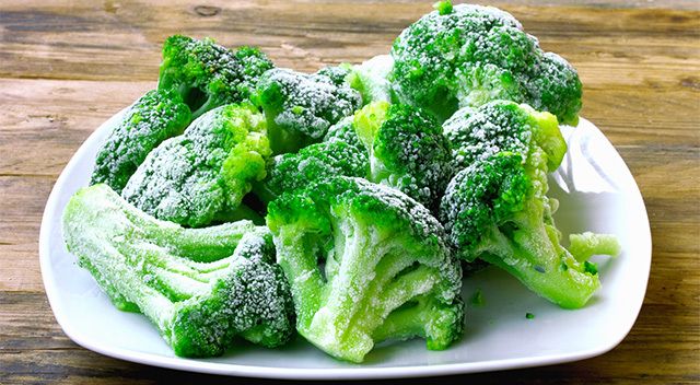 Brokkoli aus dem Gefrierfach