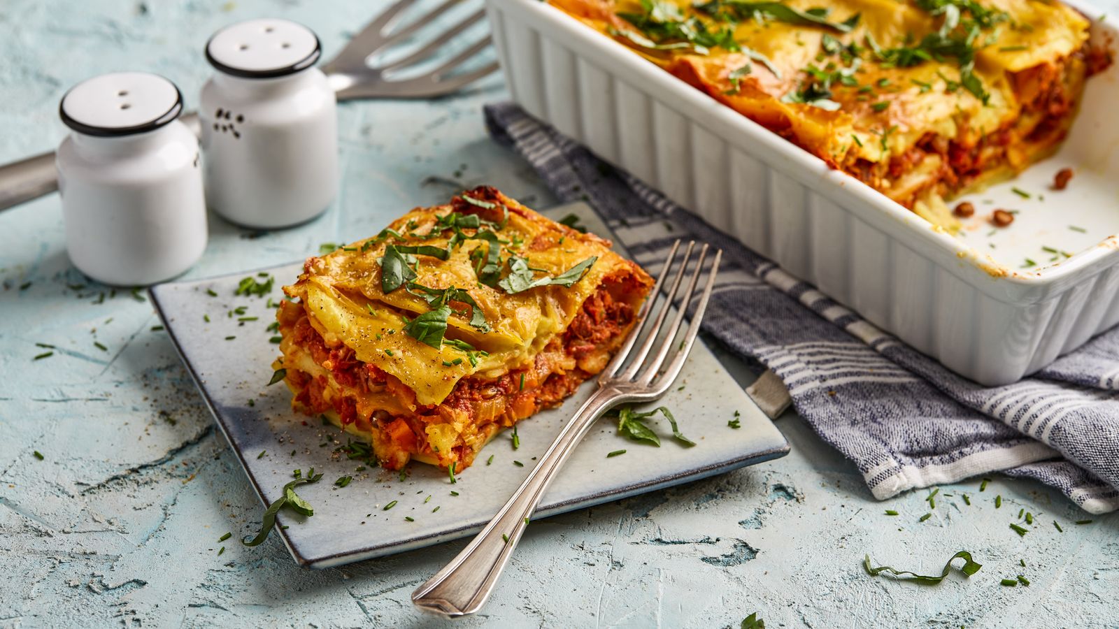 Linsenlasagne