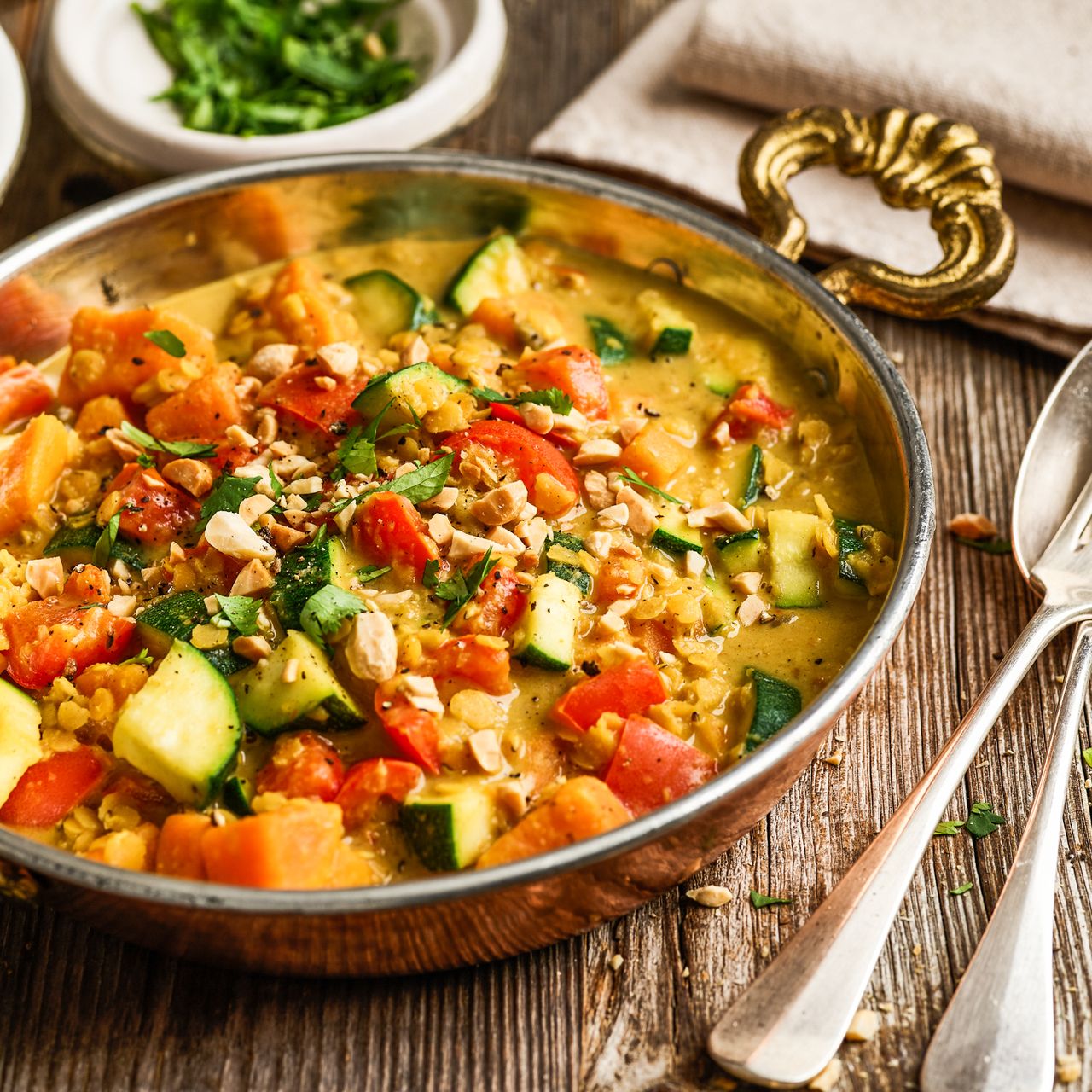 Linsen-Gemüse-Curry - vegan