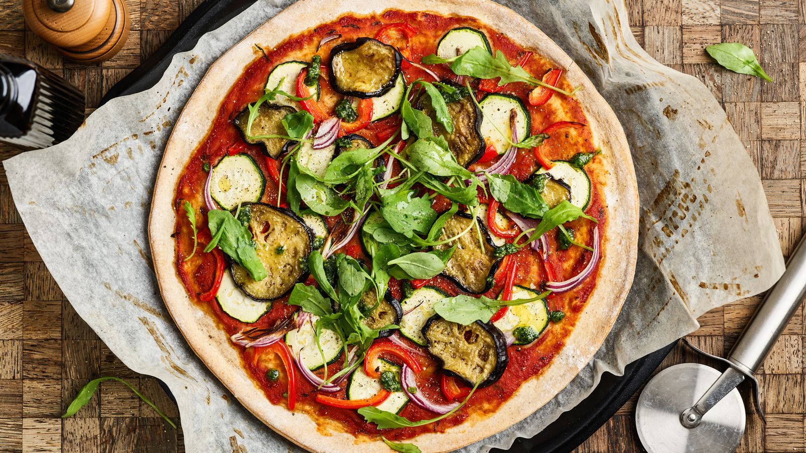Vegane Pizza