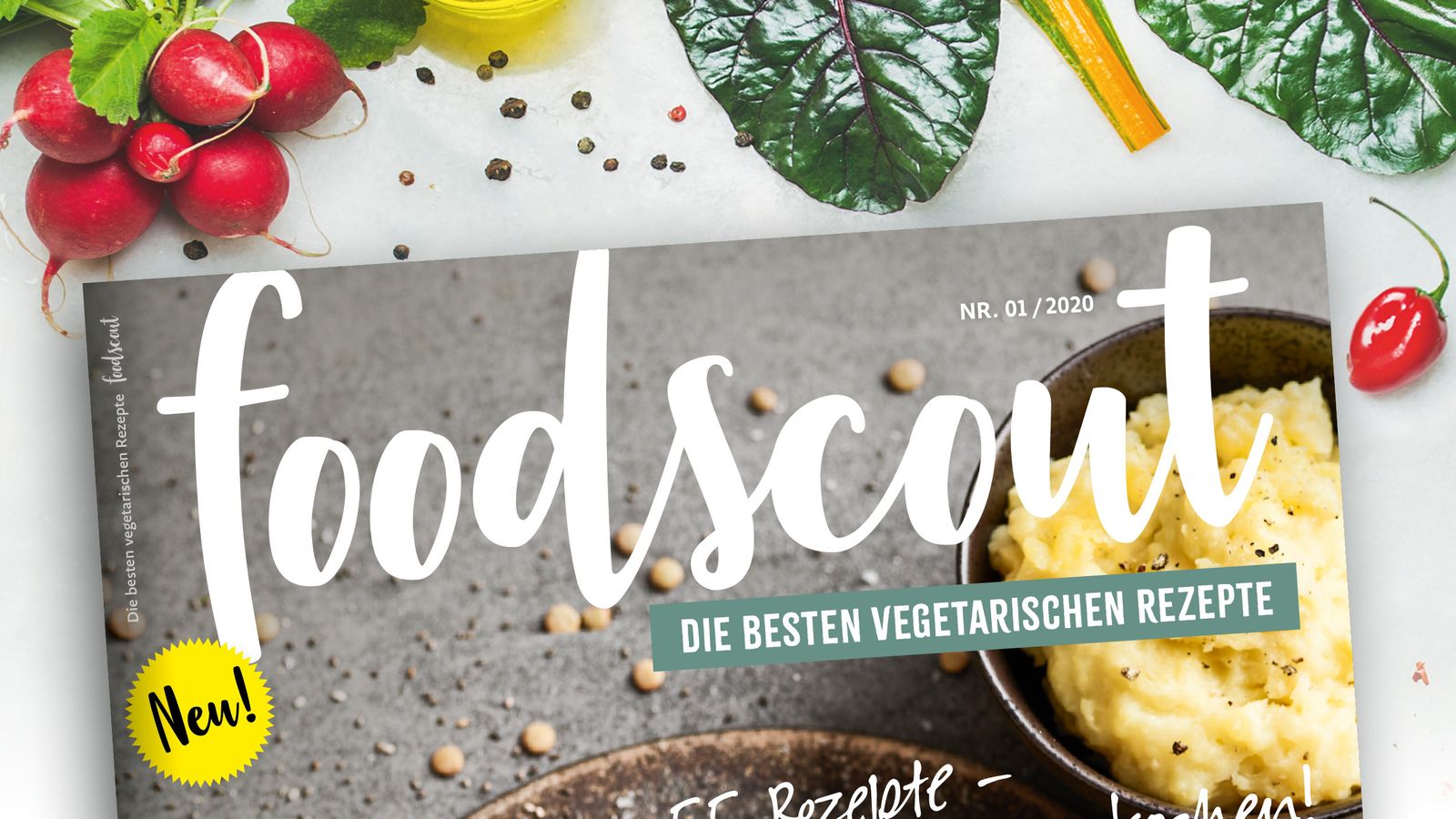 Foodscout: Die neue Rezepte-Zeitschrift vom Zentrum der Gesundheit