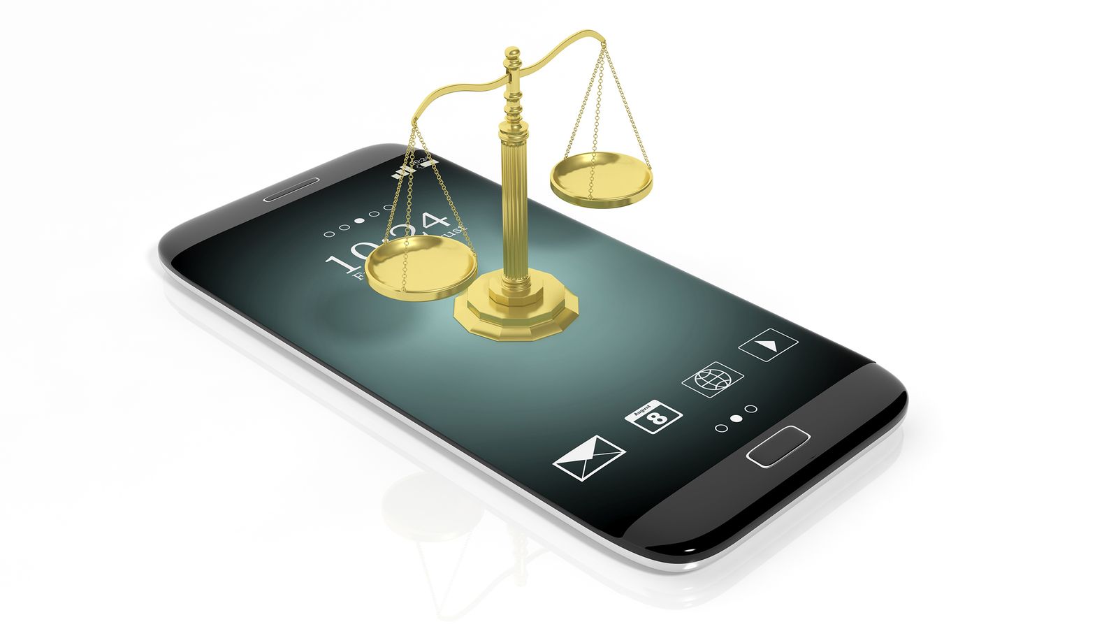 Gerichtsurteil über Handys