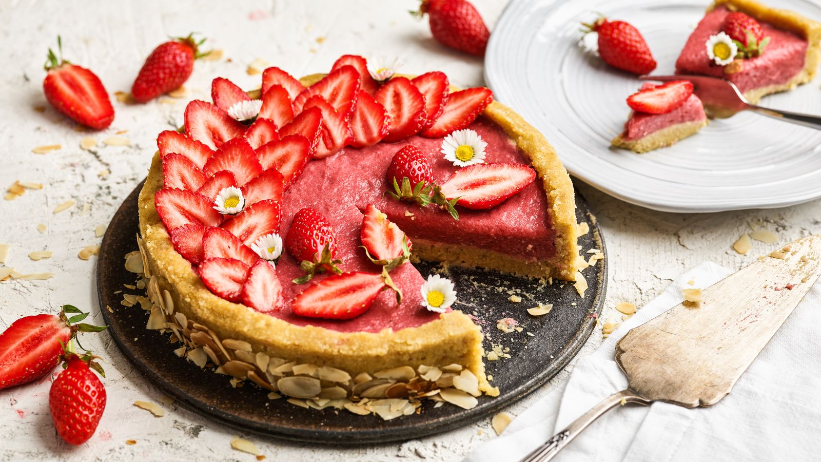 Erdbeerkuchen – basisch