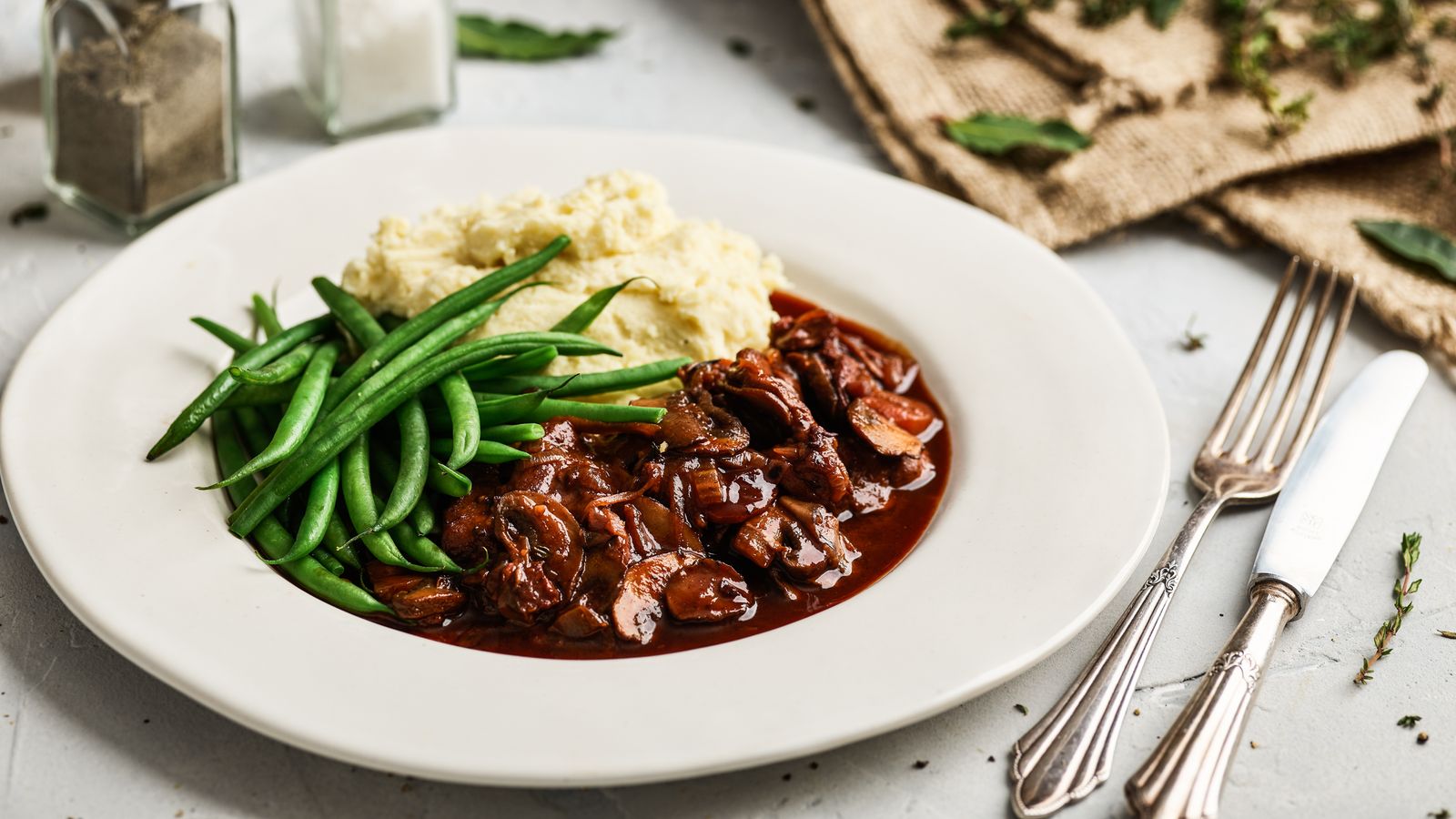 Bourguignon - vegan aus Seitan