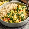 Gemüse-Curry mit Kochbananen