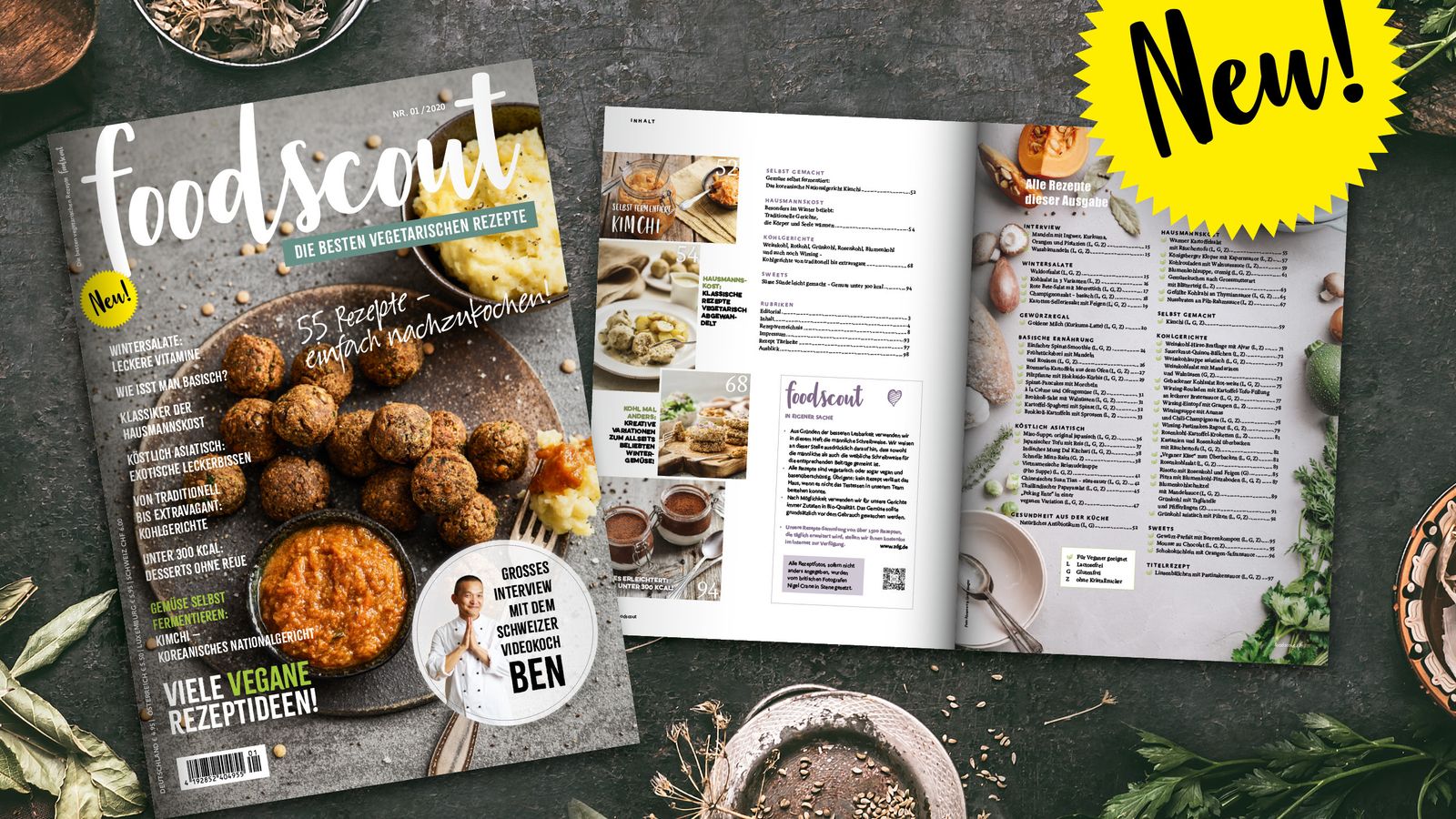Foodscout: Die neue Rezepte-Zeitschrift