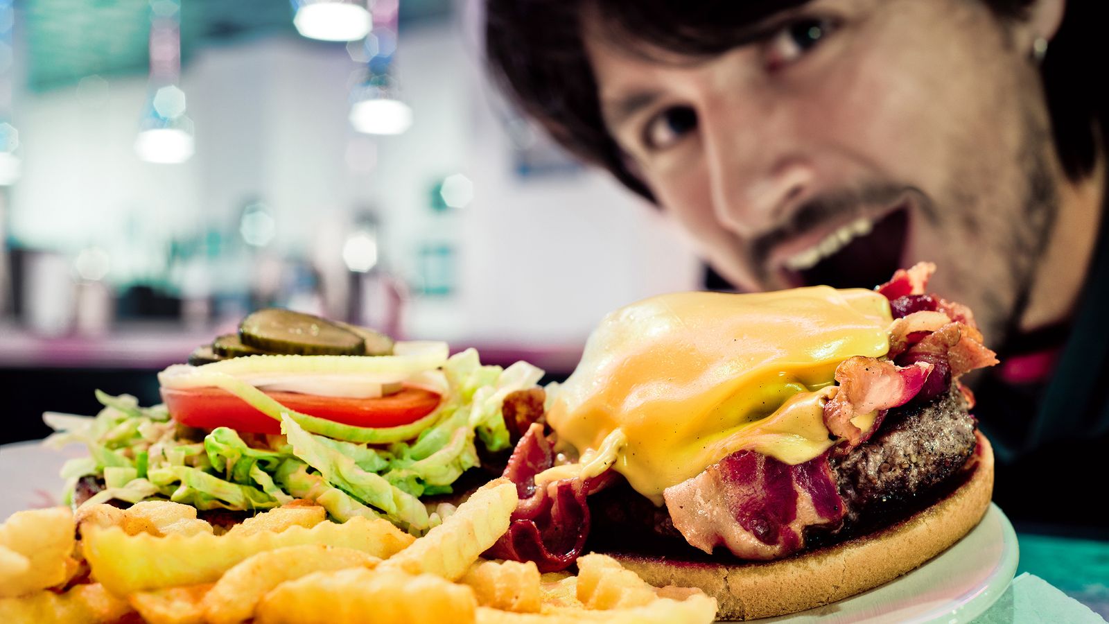 Ketarier freut sich auf seinen Cheat Day