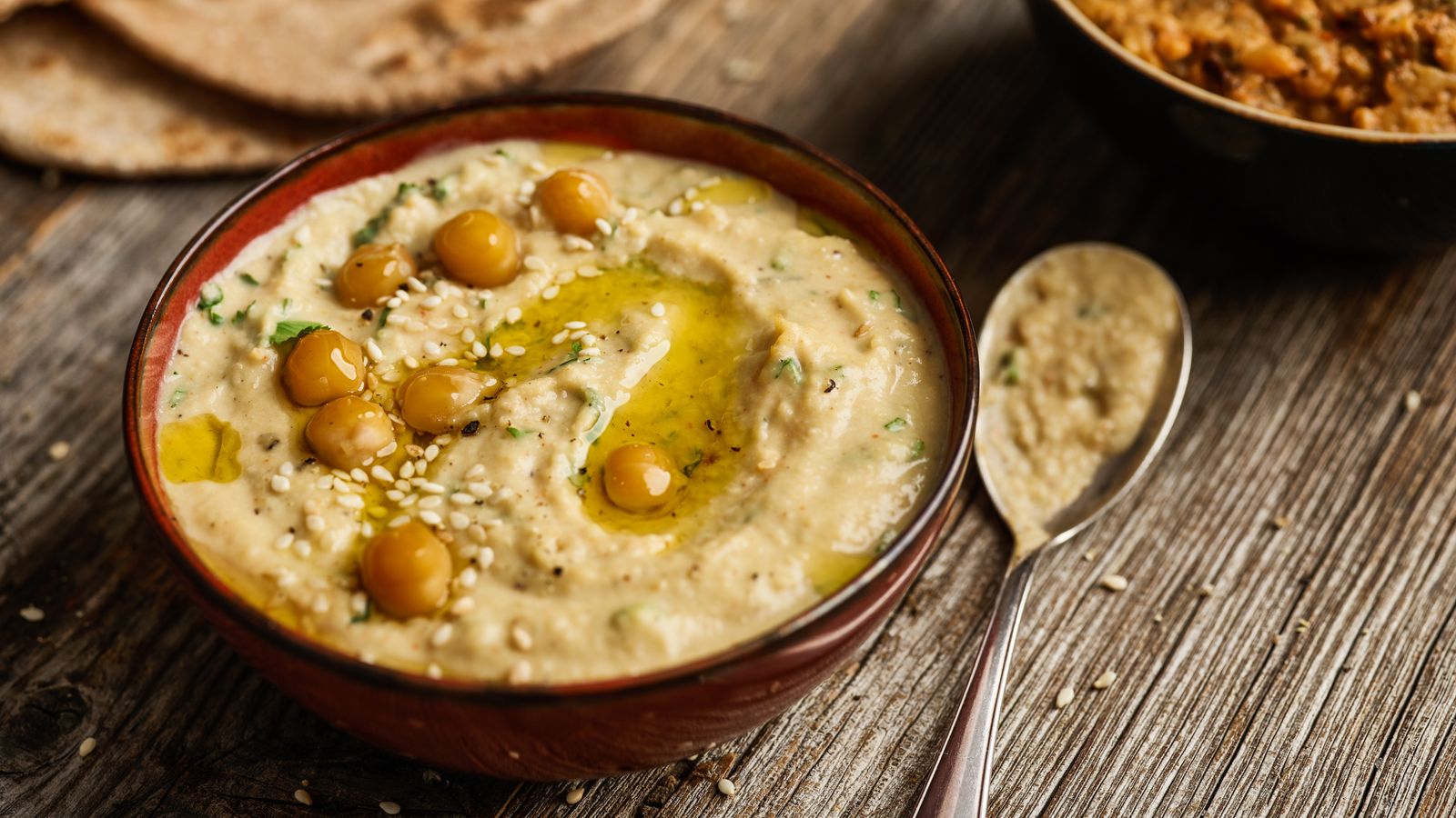 Koriander-Joghurt-Hummus