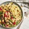 Curry aus weissen Bohnen und Hirse – vegan
