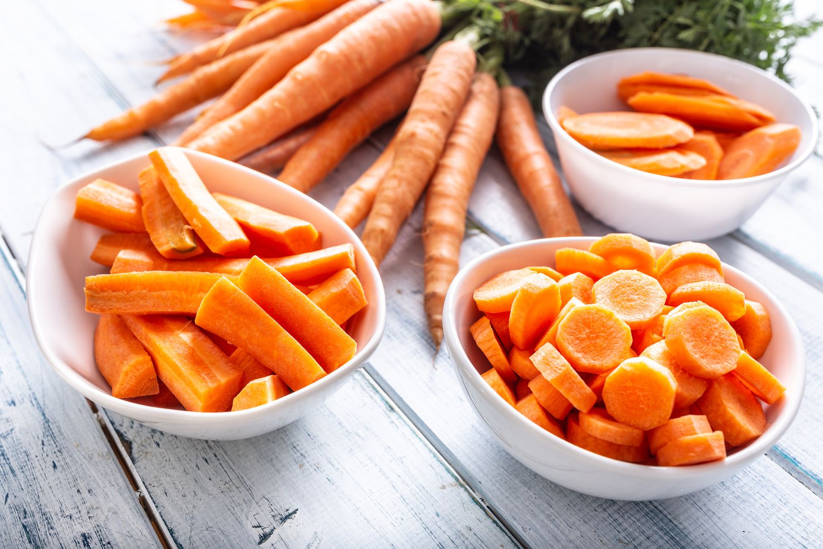 Karotten in der Zubereitung