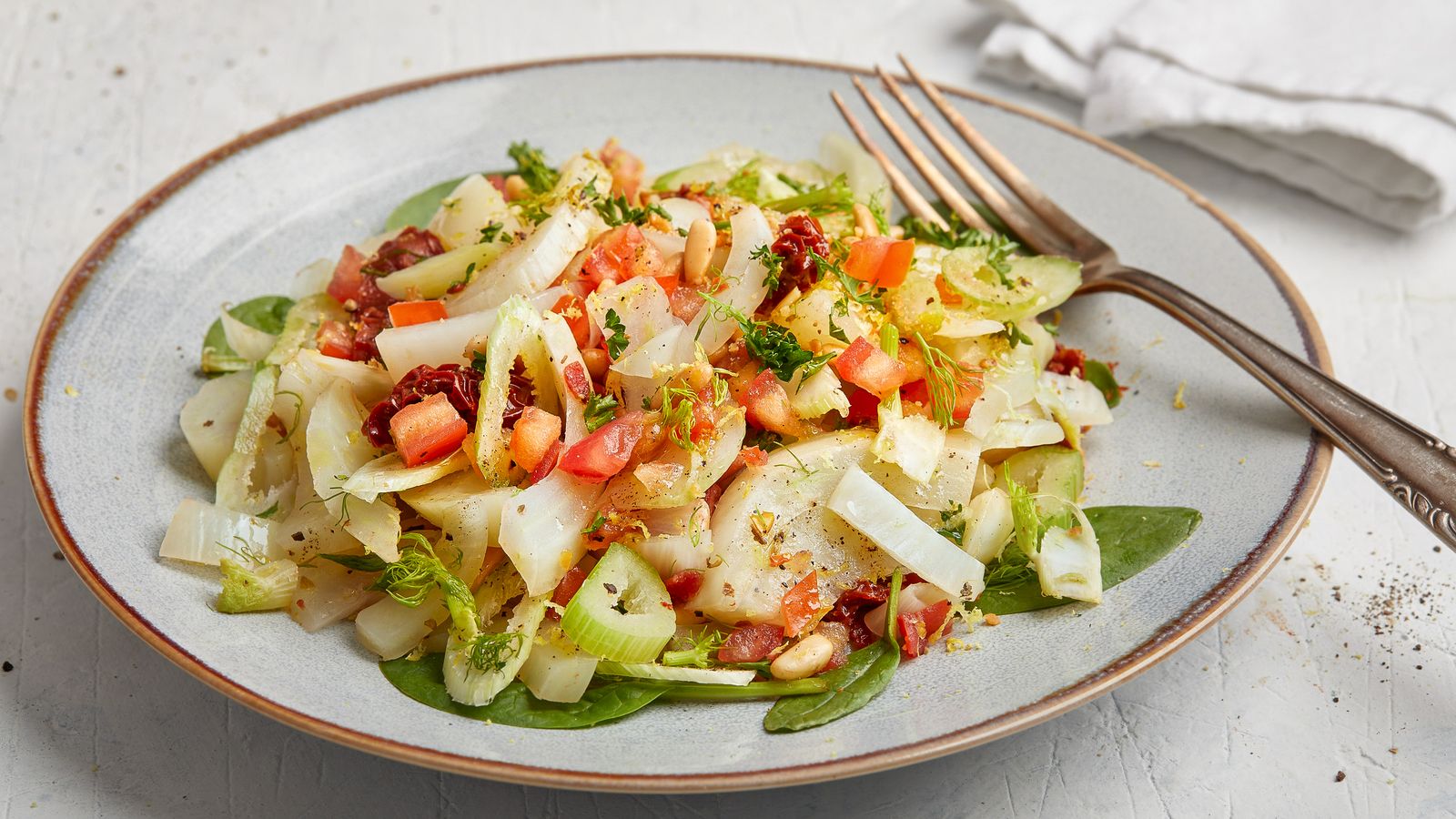 Fenchelsalat mit Tomaten