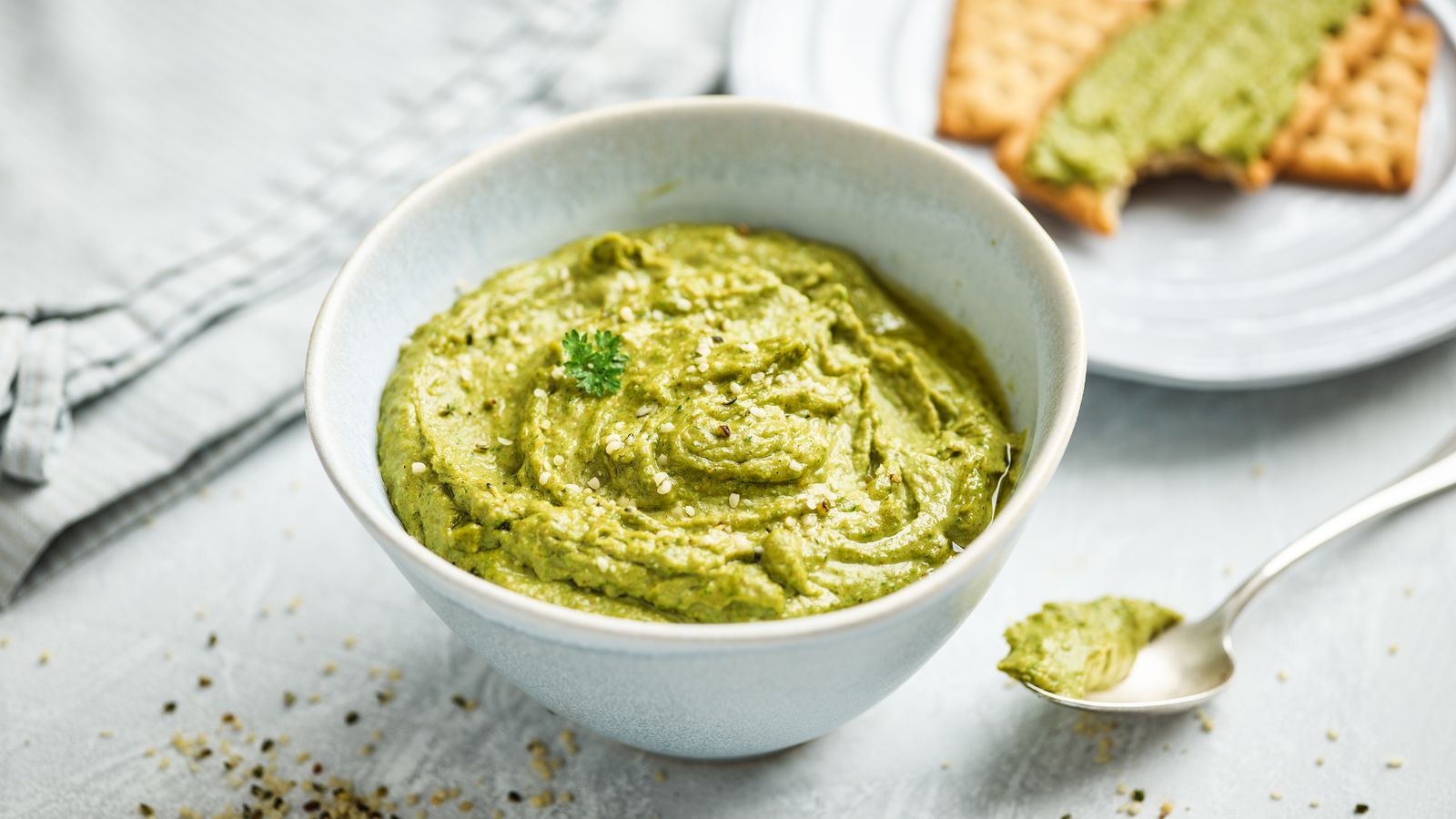 Hummus mit Petersilie