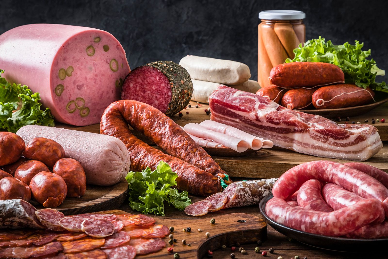 Verarbeitetes Fleisch