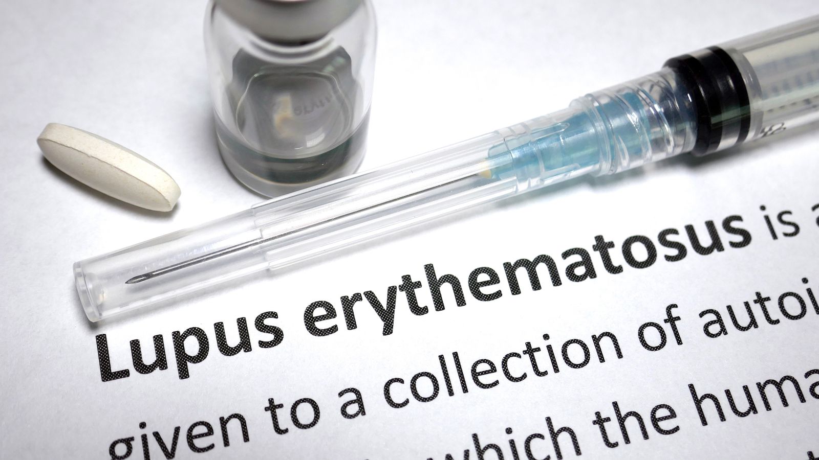 Lupus Erythematodes in einem Schriftstück