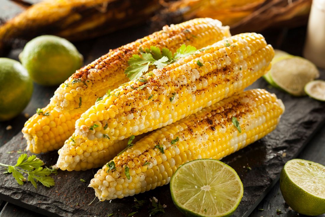 Köstliche gegrillter mexikanischer Mais