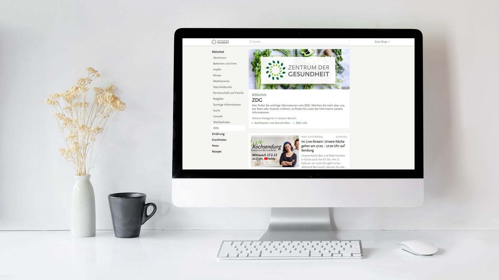 Die neue ZDG Website