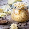 Sauerkraut in einem Glas