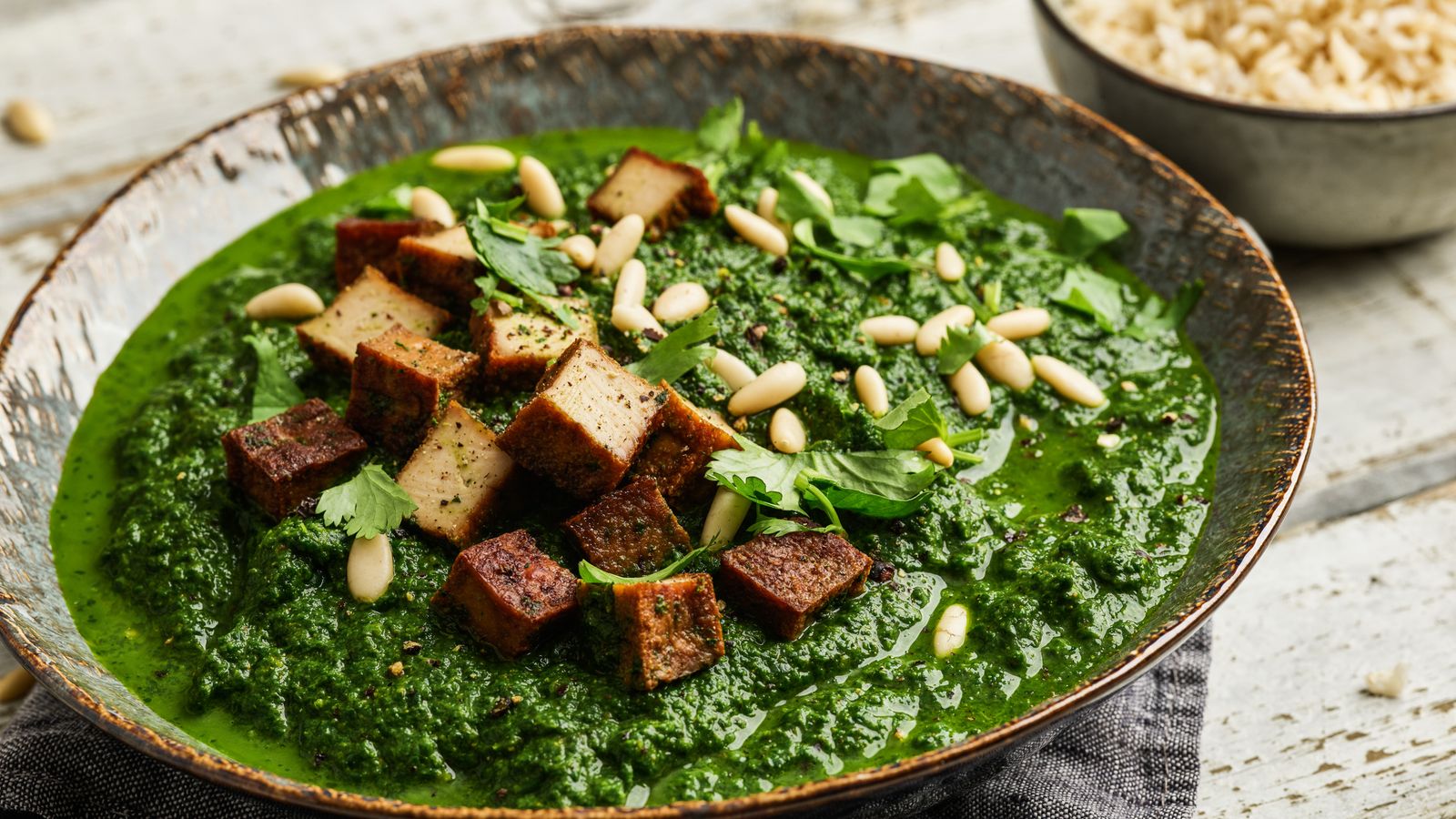 Spinat-Curry Rezept Vegan