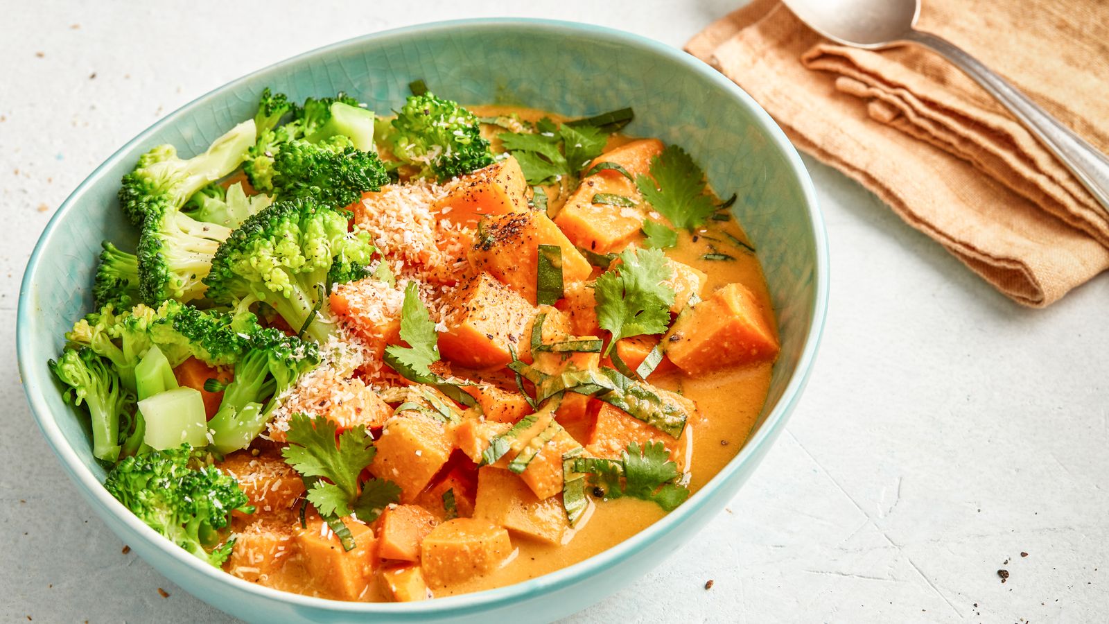 Thai Curry in einer Bowl
