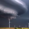 Unnatürliche Wolken haben sich gebildet